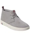 Ben Sherman Thames Suede Sneaker In White