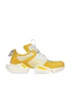 Ben Taverniti Unravel Project Ben Taverniti Unravel Multicolor Suede Sneaker In Yellow