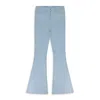 Ben Taverniti Unravel Project Blue Light Denim Straight Pants In Blue
