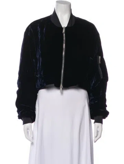 Pre-owned Ben Taverniti Unravel Project Bomber Jacket In Black