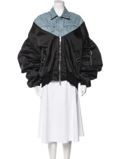 Pre-owned Ben Taverniti Unravel Project Bomber Jacket In Black