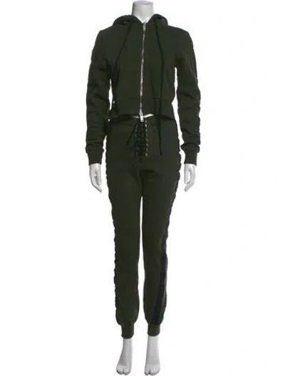 Pre-owned Ben Taverniti Unravel Project Crew Neck Jumpsuit In Green