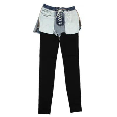 Ben Taverniti Unravel Project Deconstructed Pants - Denim In Black