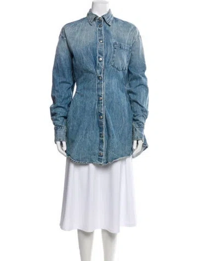 Pre-owned Ben Taverniti Unravel Project Denim Jacket In Blue
