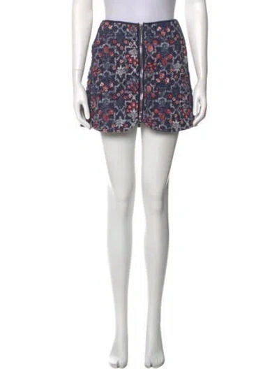 Pre-owned Ben Taverniti Unravel Project Étoile Isabel Marant Linen Mini Skirt In Multi