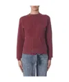 Ben Taverniti Unravel Project Unravel Project Crew Neck Sweatshirt In Red