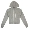 Ben Taverniti Unravel Project Gray Long Drawstring Hoodie In Grey