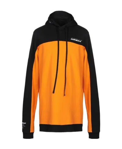 Ben Taverniti Unravel Project Hooded Sweater In Orange