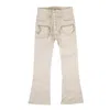 BEN TAVERNITI UNRAVEL PROJECT LEATHER LACE UP PANTS - TAN