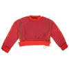 Ben Taverniti Unravel Project Nylon Double Panel T-shirt - Red In Red