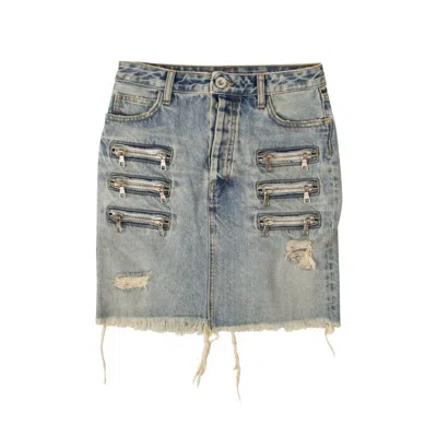 Ben Taverniti Unravel Project Skirt - Denim In Blue