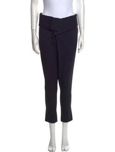 Pre-owned Ben Taverniti Unravel Project Straight Leg Pants In Black