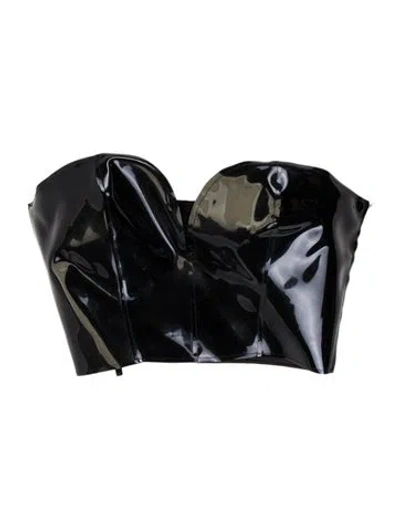 Pre-owned Ben Taverniti Unravel Project Strapless Bodysuit W/ Tags In Black