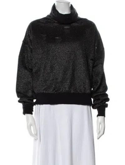 Pre-owned Ben Taverniti Unravel Project Turtleneck Sweater In Black