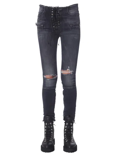 BEN TAVERNITI UNRAVEL PROJECT UNRAVEL PROJECT SKINNY FIT JEANS