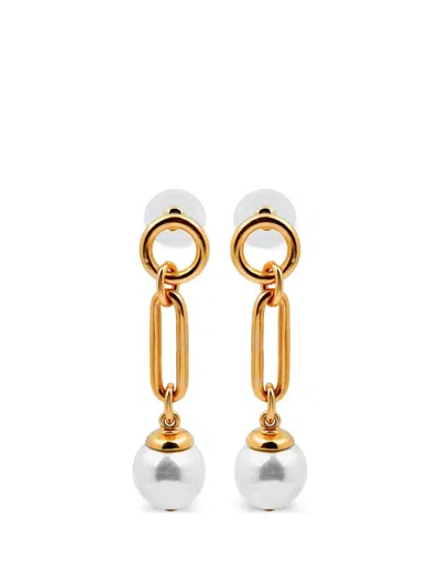 Ben-amun Aaron Faux-pearl Drop Earrings In Multi