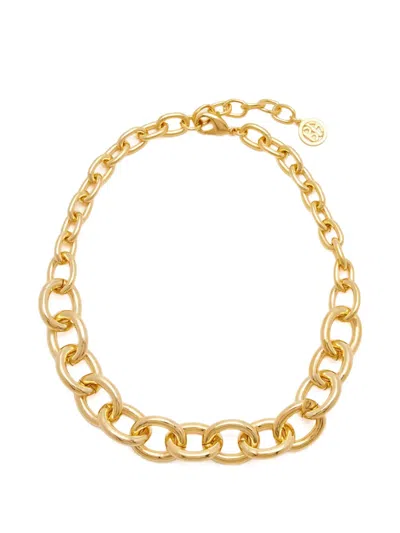 Ben-amun Chain-link Necklace In White