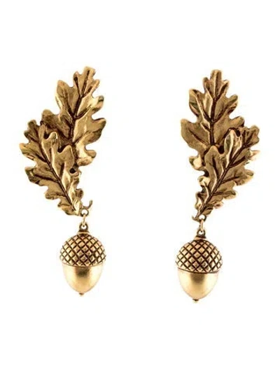 Pre-owned Ben-amun Clip-on Drop Earrings In Multicolor