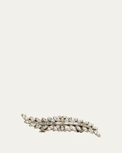 Ben-amun Crystal Hair Barrette In Silver
