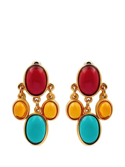 Ben-amun Embellished Drop Earrings In Gold