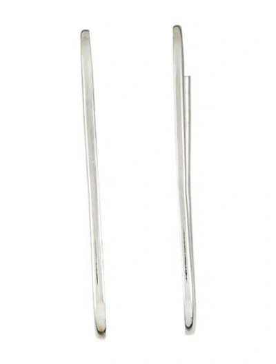 Pre-owned Ben-amun Long Hoop Earrings In Multi