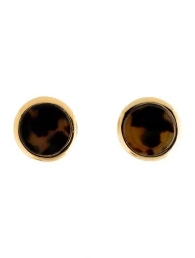 Pre-owned Ben-amun Resin Clip-on Earrings