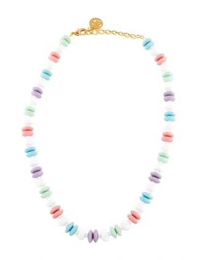 Pre-owned Ben-amun Resin 'la Isla Candy' Bead Strand Necklace, 19" In Multi
