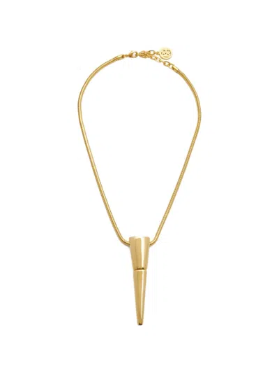 Ben-amun Snake-chain Pendant Necklace In Gold