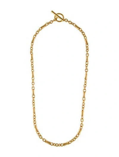 Pre-owned Ben-amun Toggle Chain Necklace, 29" In Multi