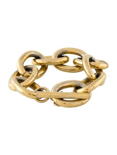 Pre-owned Ben-amun Wide Link Bracelet, 6.5" In Multi