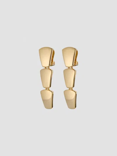 Ben-amun Women's Pueblo 24k-gold-plated Geometric Clip-on Drop Earrings