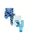 Benben Babies'  2 Pack Boys' Pajamas In Darkdino/sharks