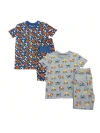 Benben 2 Pack Boys' Pajamas In Trucks/sports