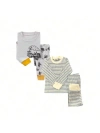 Benben Kids'  2 Pack Boys' Shortsleeve Pajamas In Trains/stripes
