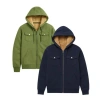Benben 2 Pack Mens Heavyweight Fur Lined Zip Hoodie Jacket In Multi