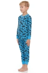Benben Kids'  3 Pack Boys' Pajamas In Dinosaur/dark Dinosaur/train