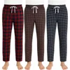 Benben 3 Pack Mens Flannel Pajamas Pants Ultra Soft In Green