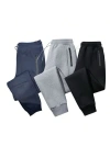 Benben 3 Pack Mens Ultra Soft Joggers In Navy/black/grey