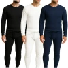 Benben 3 Pack Waffle Knit Thermal Loungewear Set In Multi