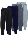 Benben 4 Pack Mens Basic Everday Joggers Ultra Soft Fleece In Animal Print