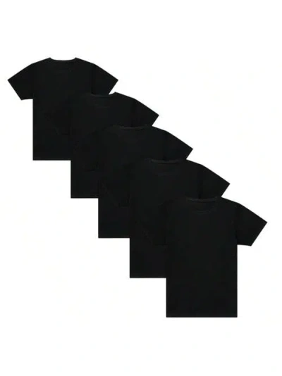 Benben 5 Pack Mens' Tee Shirts In Black
