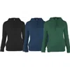 Benben Kids'  5 Pack Women Slim Cut Pullover Hoodie Tech Fleece Figure-flattering In Multi
