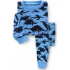 Benben Boy's Pajama Set In Dark Blue