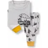 Benben Kids'  Boy's Pajama Set In Grey