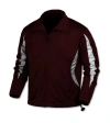 Benben Crescent Tricot Winter Jacket In Burgundy
