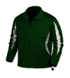 Benben Crescent Tricot Winter Jacket In Green
