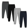 Benben Kids 4 Pack Ultra Soft Fleece Sweatpants In Multi