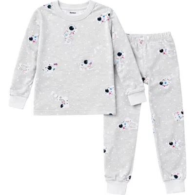 Benben Kids Toddler Boy Long Sleeve Pajamas Set Snug Fit Soft & Stylish Cozy Comfortable Sleepwear S In Gray