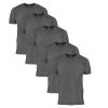 Benben Men Tee Crew Neck Basic Training 5 Pack In Multi