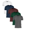 Benben Men Tee Crew Neck Basic Training 5 Pack In Multi